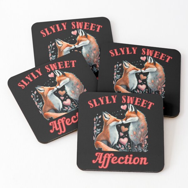 Item preview, Slyly Sweet Affection. retro fox designed and sold by FoxVibes.