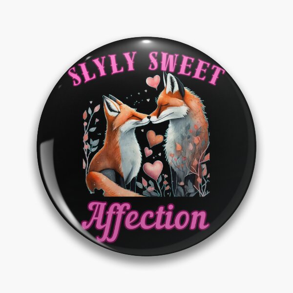 Item preview, Slyly Sweet Affection. fox foxes designed and sold by FoxVibes.
