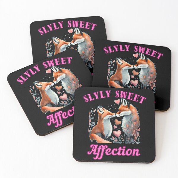 Item preview, Slyly Sweet Affection. fox foxes designed and sold by FoxVibes.