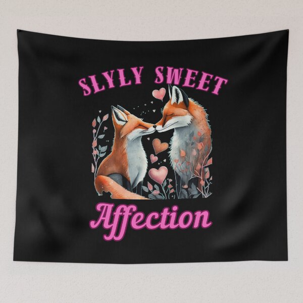 Item preview, Slyly Sweet Affection. fox foxes designed and sold by FoxVibes.