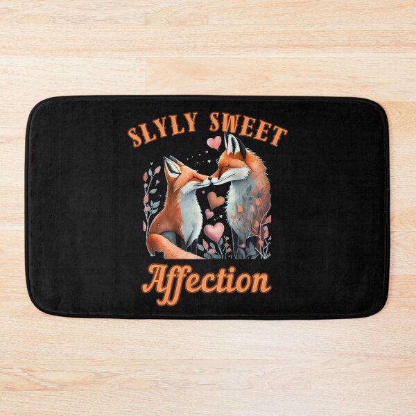 Item preview, Slyly Sweet Affection. fox watercolor designed and sold by FoxVibes.