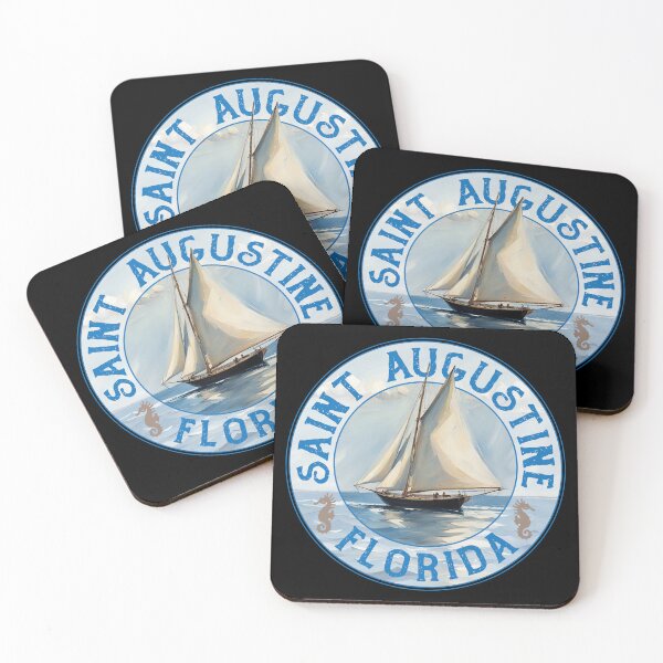 Item preview, St. Augustine Florida Vintage Sailing Design designed and sold by Futurebeachbum.