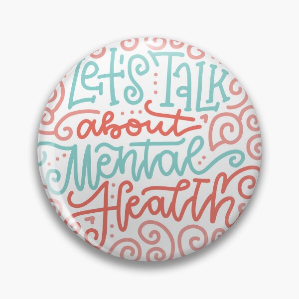 Item preview, Let's Talk About Mental Health - Break the Stigma designed and sold by artandwaves.