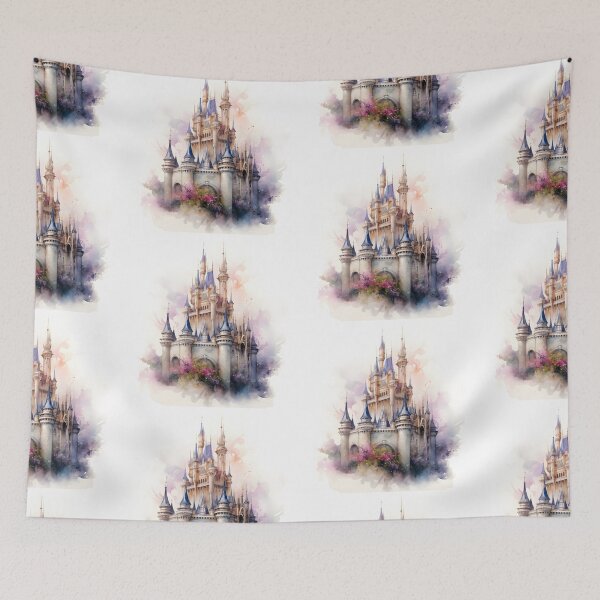 Item preview, A Stunning Pencil Sketch of a Majestic Castle designed and sold by ArtWanderDesign.
