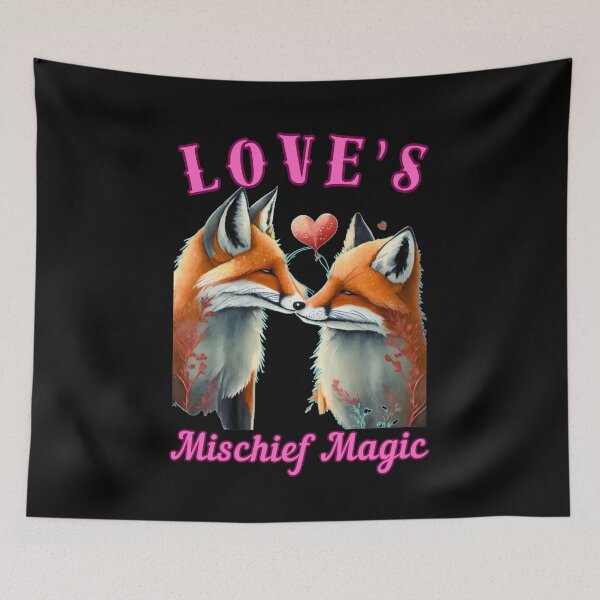 Item preview, Love's Mischief Magic. fox foxes designed and sold by FoxVibes.