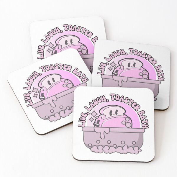 Item preview, Live, Laugh, Toaster Bath - Pretty in Pink Print designed and sold by TGAL2.