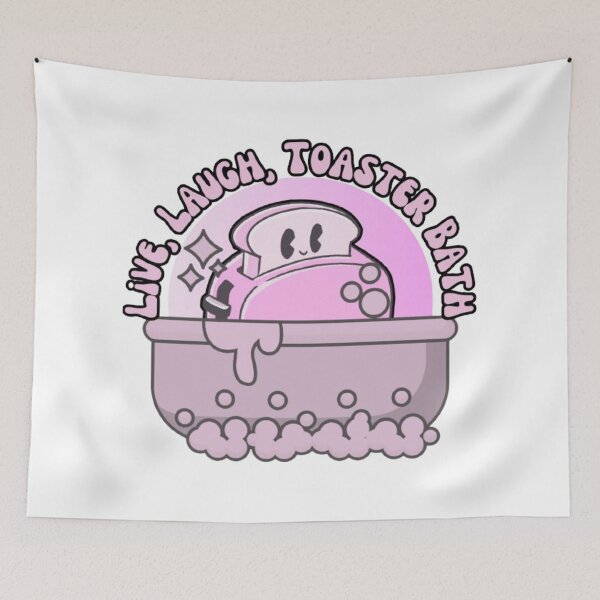 Item preview, Live, Laugh, Toaster Bath - Pretty in Pink Print designed and sold by TGAL2.