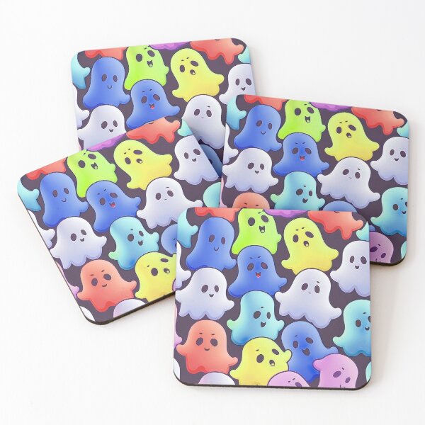 Item preview, Colourful Ghosts Pattern designed and sold by Light79.
