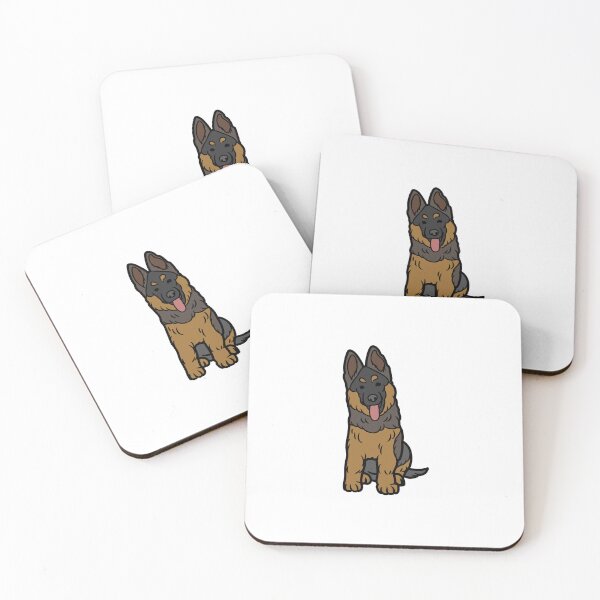 Item preview, German Shepherd Sitting Cute Head Tilt Digital Dog Design designed and sold by GSDDESIGNMERCH.