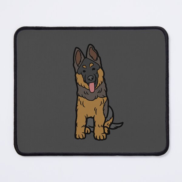 Item preview, German Shepherd Sitting Cute Head Tilt Digital Dog Design designed and sold by GSDDESIGNMERCH.