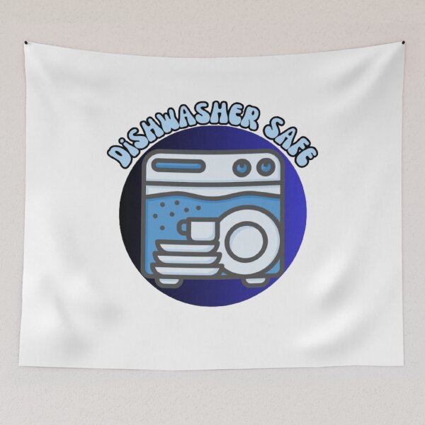 Item preview, Dishwasher safe - Cool Blue Print designed and sold by TGAL2.