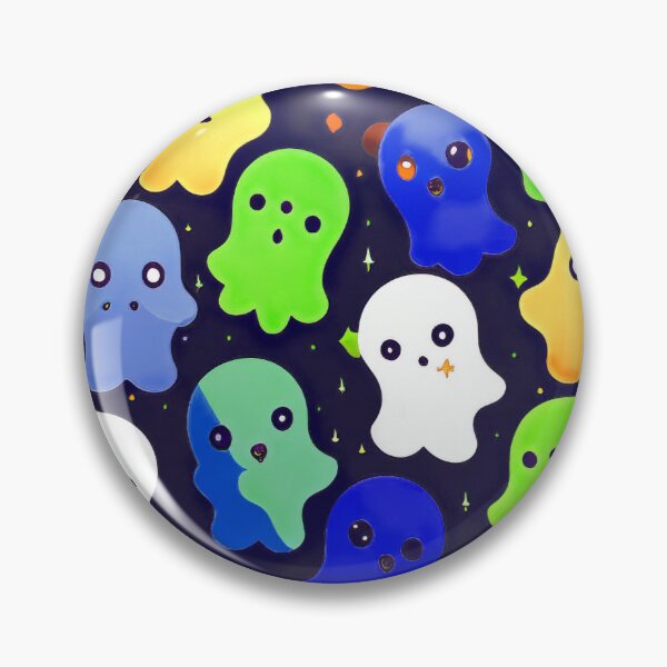 Item preview, Colourful Ghosts Pattern designed and sold by Light79.