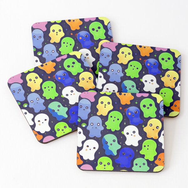 Item preview, Colourful Ghosts Pattern designed and sold by Light79.