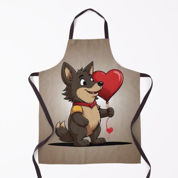Item preview, Adorable Love Wolf designed and sold by PolygonPinnacle.