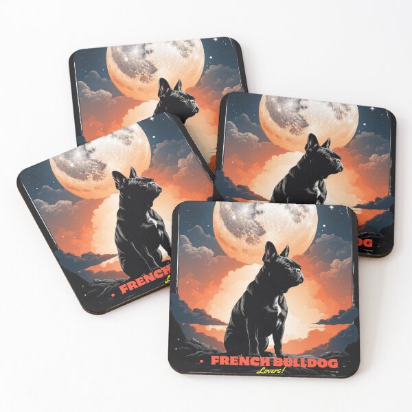 Item preview, French Bulldog and moon designed and sold by Digital Dreams Arts.