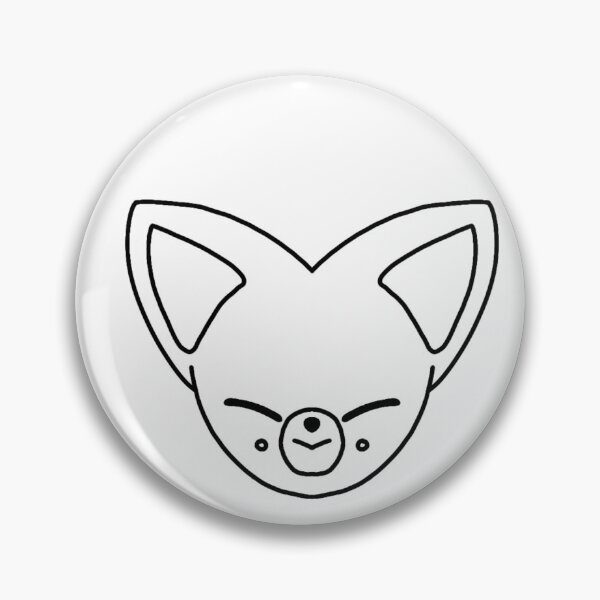 Item preview, Stray Kids - Skzoo Foxi.ny Head [BLACK OUTLINE] designed and sold by itsaiaaa.