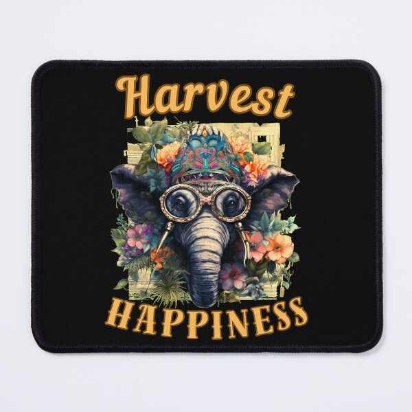 Item preview, Harvest Happiness. funny elephant designed and sold by ElephantVibes.