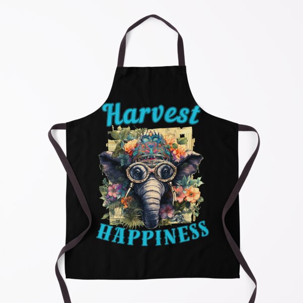 Item preview, Harvest Happiness. colorful elephant designed and sold by ElephantVibes.