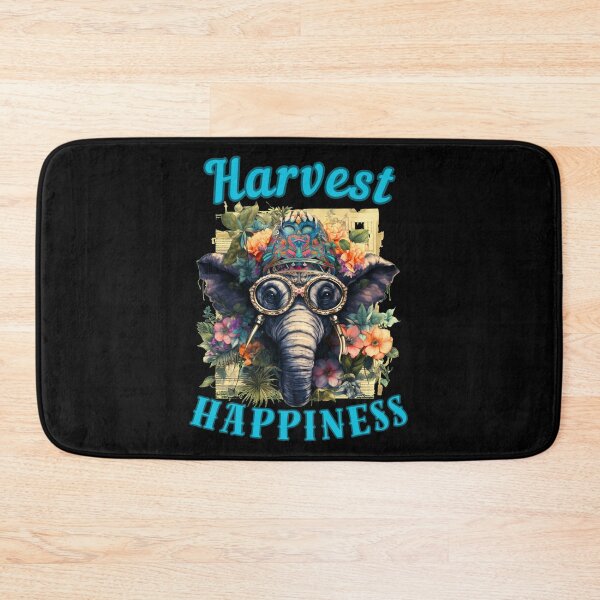 Item preview, Harvest Happiness. colorful elephant designed and sold by ElephantVibes.