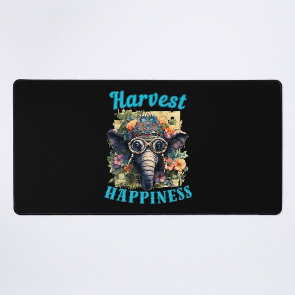 Item preview, Harvest Happiness. colorful elephant designed and sold by ElephantVibes.