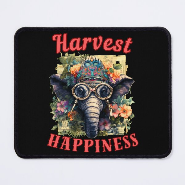 Item preview, Harvest Happiness. elephant head designed and sold by ElephantVibes.
