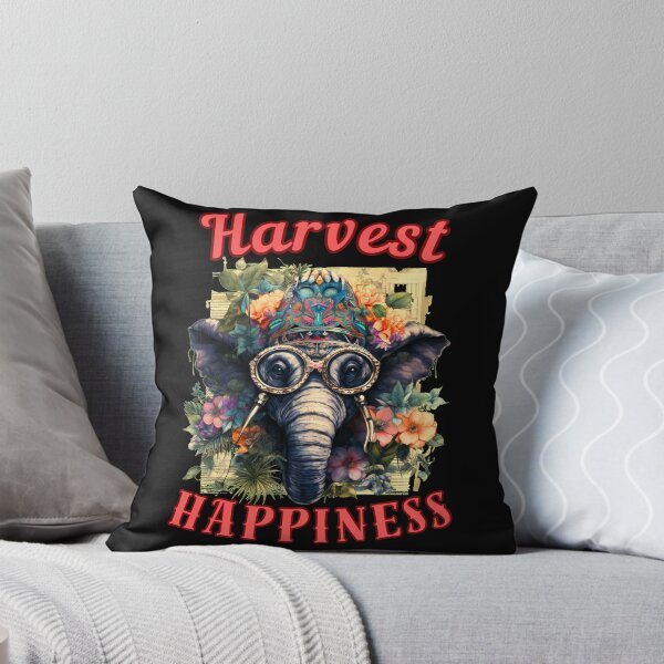 Item preview, Harvest Happiness. elephant head designed and sold by ElephantVibes.