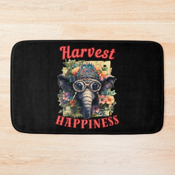 Item preview, Harvest Happiness. elephant head designed and sold by ElephantVibes.
