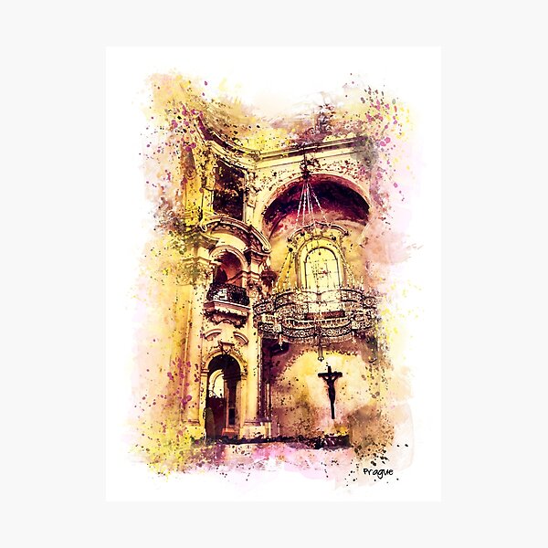 Item preview, Saint Nicholas Church, Prague  designed and sold by JBJart.