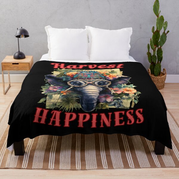 Item preview, Harvest Happiness. elephant head designed and sold by ElephantVibes.