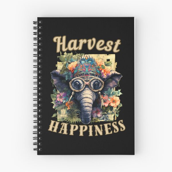 Item preview, Harvest Happiness. elephant face designed and sold by ElephantVibes.