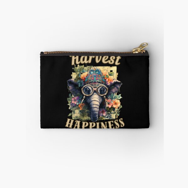 Item preview, Harvest Happiness. elephant face designed and sold by ElephantVibes.