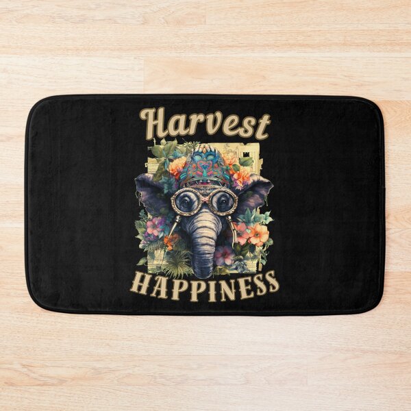 Item preview, Harvest Happiness. elephant face designed and sold by ElephantVibes.