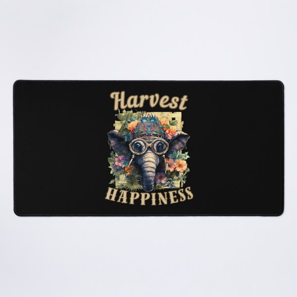 Item preview, Harvest Happiness. elephant face designed and sold by ElephantVibes.