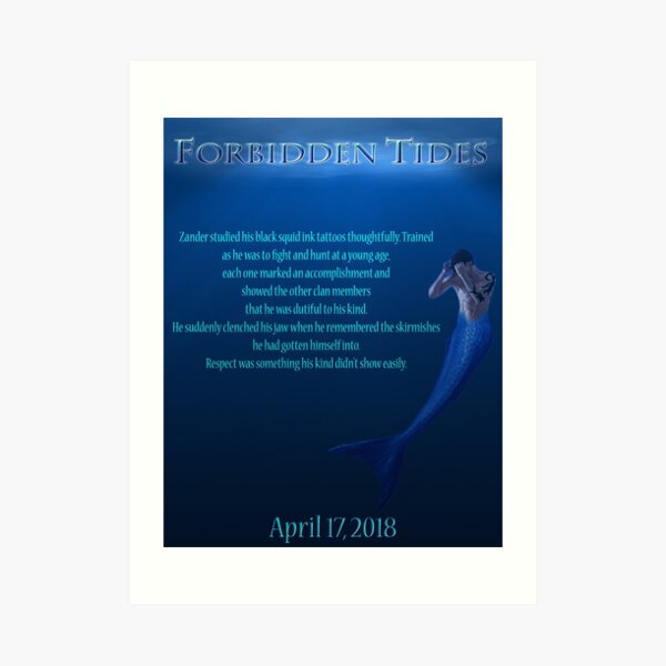 Forbidden Tides Zander Quote Poster Art Print