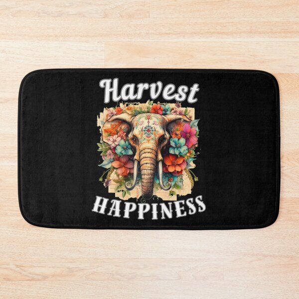 Item preview, Harvest Happiness. watercolor elephant designed and sold by ElephantVibes.