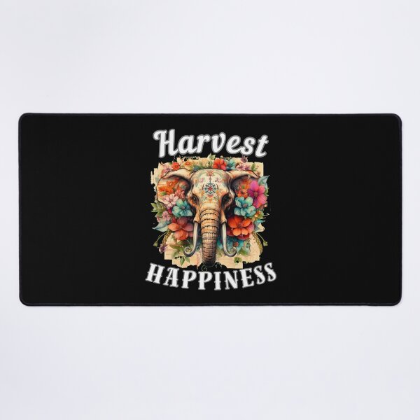 Item preview, Harvest Happiness. watercolor elephant designed and sold by ElephantVibes.