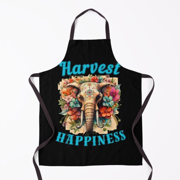 Item preview, Harvest Happiness. happy elephant designed and sold by ElephantVibes.