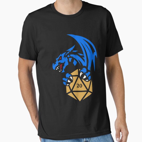 Item preview, Blue Dragon with D20 Dice Roleplaying and Larping Tabletop RPG designed and sold by pixeptional.