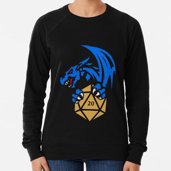 Item preview, Blue Dragon with D20 Dice Roleplaying and Larping Tabletop RPG designed and sold by pixeptional.