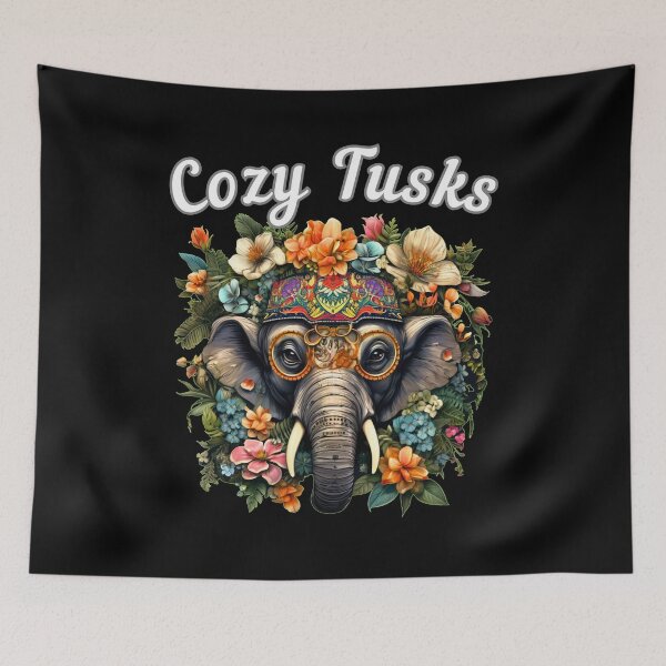 Item preview, Cozy Tusks designed and sold by ElephantVibes.