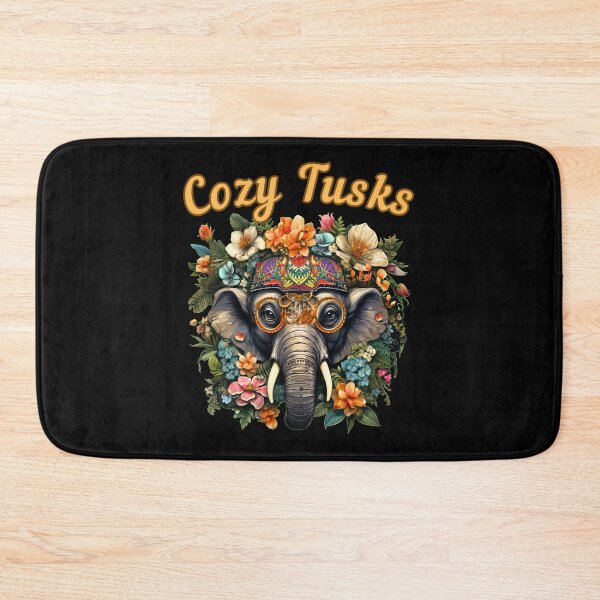 Item preview, Cozy Tusks. funny elephant designed and sold by ElephantVibes.