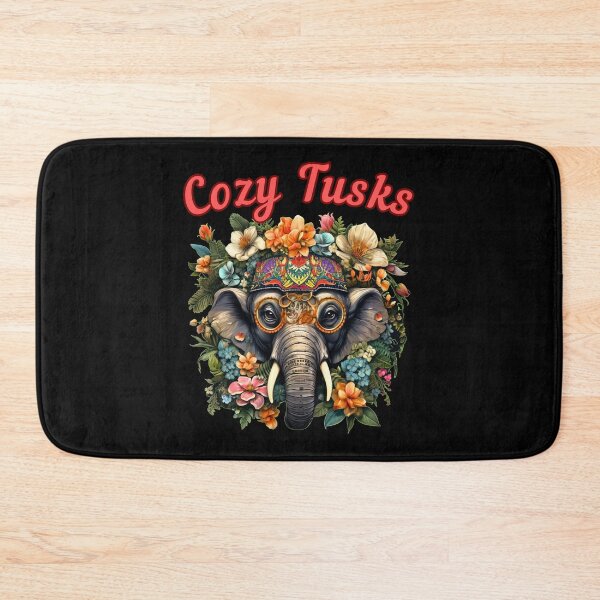 Item preview, Cozy Tusks. elephant head designed and sold by ElephantVibes.