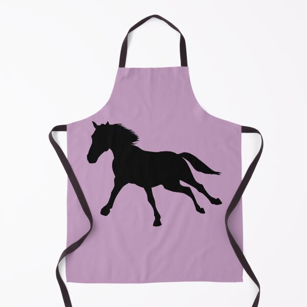 Item preview, Silhouette of a horse running on pretty pink designed and sold by PICbyFemke.