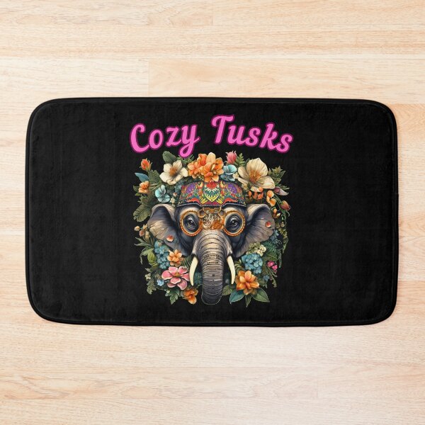 Item preview, Cozy Tusks. elephant face designed and sold by ElephantVibes.