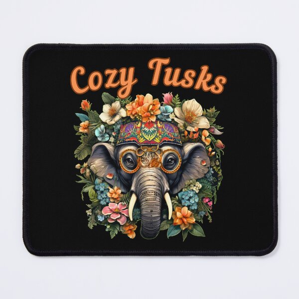 Item preview, Cozy Tusks. surreal elephant designed and sold by ElephantVibes.