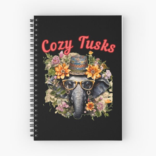 Item preview, Cozy Tusks. elephant saying designed and sold by ElephantVibes.