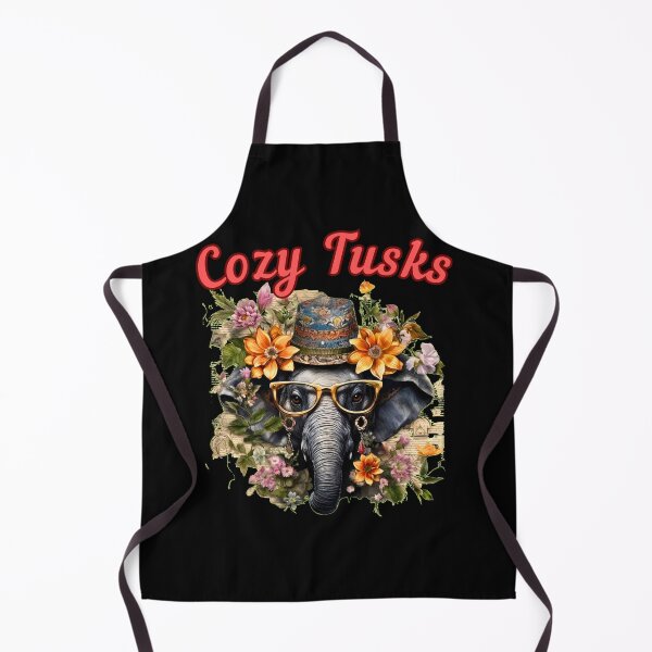 Item preview, Cozy Tusks. elephant saying designed and sold by ElephantVibes.