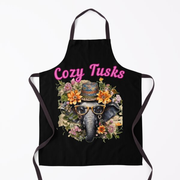 Item preview, Cozy Tusks. elephant quote designed and sold by ElephantVibes.