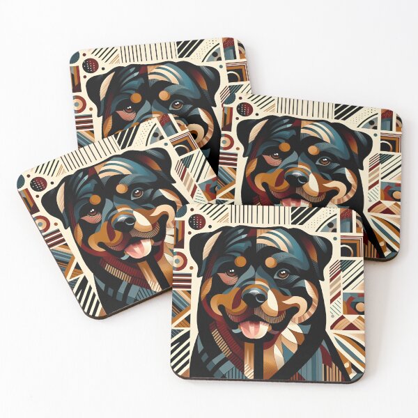 Item preview, Rottweiler Artwork designed and sold by PawspectCreate.
