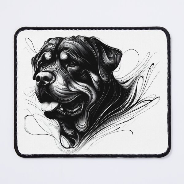 Item preview, Artistic Rottweiler Portrait designed and sold by PawspectCreate.